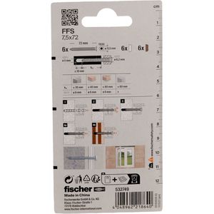 Produktbild für Fensterrahmenschrauben Fischer 532749, FFS K