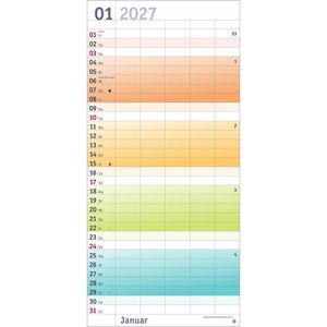 Produktbild für Familienplaner Heye 22735, Bunte Wochen, Jahr 2027