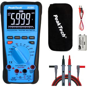 Produktbild für Multimeter PeakTech P 2030, digital, True RMS