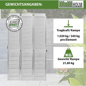 Produktbild für Auffahrrampe Dreibreit by Trutzholm 21450, 1 Stück