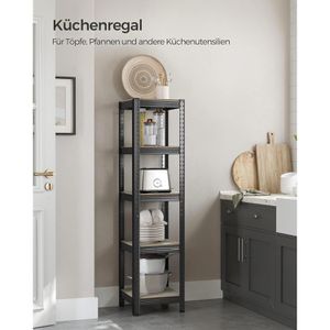 Produktbild für Schwerlastregal Songmics 5 Holzböden