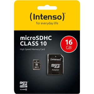 Produktbild für Micro-SD-Karte Intenso 3413470, 16GB