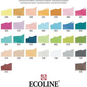 Produktbild für Brush-Pen Ecoline Set 30 Zusätzlich, 11509026