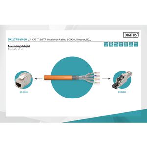 Produktbild für Netzwerkkabel Digitus DK-1745-VH-10, orange