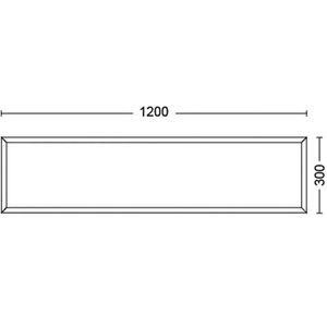 Produktbild für LED-Panel Philips ProjectLine, weiß, 120 x 30 cm