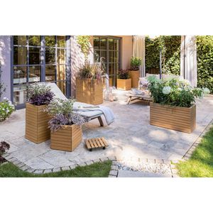 Produktbild für Pflanzkasten Lechuza PALO 80 wide high braun