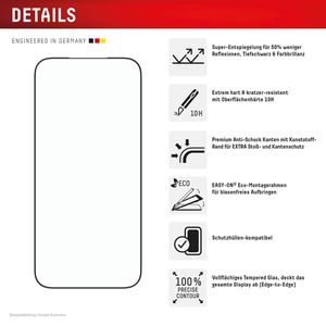 Produktbild für Displayschutzfolie Displex Premium Anti-Reflex Glass FC, 10H