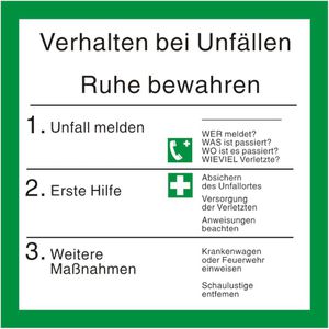 Hinweisschild Abtec ISO 7010, Kunststoff