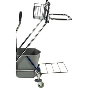 Produktbild für Reinigungswagen Sprintus Chrom Pro 301081, Doppelfahrwagen
