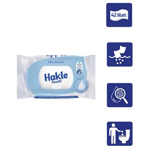 Produktbild für Toilettenpapier Hakle Feucht, Ultra Sensitiv, ohne Parfüm
