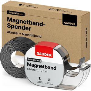 Magnetband Gauder schwarz, inkl. Ersatzband