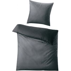 Produktbild für Bettwäsche Kleine-Wolke Punto, Anthrazit, Satin