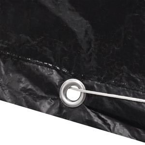 Produktbild für Gartenmöbel-Abdeckung vidaXL 45124, schwarz