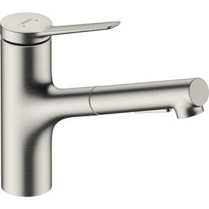 Küchenarmatur hansgrohe Zesis M33, Edelstahl