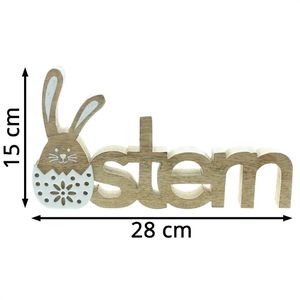 Produktbild für Osterdeko Frank-Flechtwaren 778099, Schriftzug Ostern