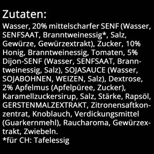Produktbild für BBQ-Sauce BBQUE Honig &amp; Senf, Würzig süß