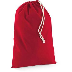 Produktbild für Stoffbeutel Westford-Mill W115 Cotton Stuff Bag S, classic red