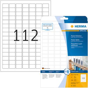 Universaletiketten Herma 10916, Special, weiß
