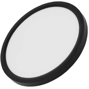LED-Panel Enovalite ELED300218, schwarz, Ø 50 cm