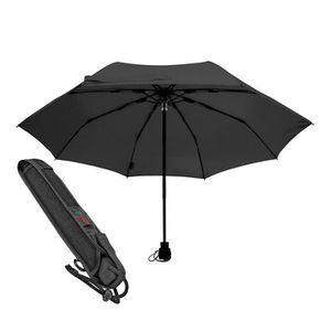 Regenschirm Euroschirm Light Trek, schwarz, sturmfest