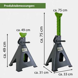 Produktbild für Unterstellbock Trutzholm 72723, Tragkraft 6t