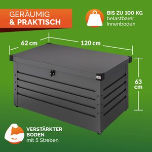 Produktbild für Gartenbox Gardebruk 108138, aus Stahl