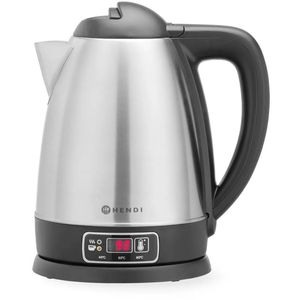Wasserkocher Hendi 209943, silber-schwarz