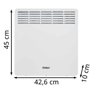Produktbild für Konvektorheizung Vaillant VER 100/5 eloMENT, weiß