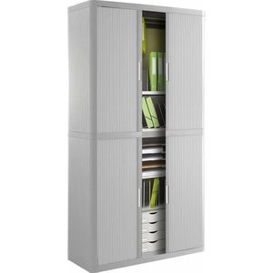 Rollladenschrank Paperflow aus Metall und Kunststoff