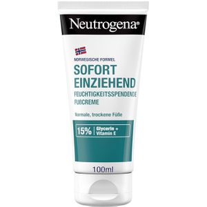 Fußcreme Neutrogena Sofort Einziehend, feuchtigkeitsspendend