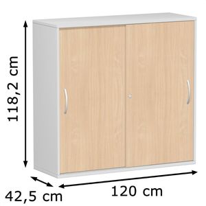 Produktbild für Schiebetürenschrank Geramöbel Flex 312353-BL, abschließbar