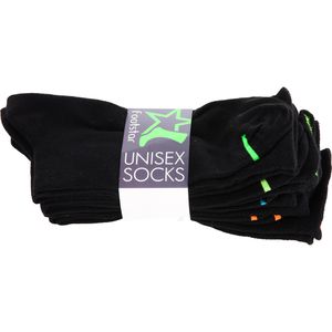 Produktbild für Socken Footstar Neon Glow, schwarz, 8 Paar