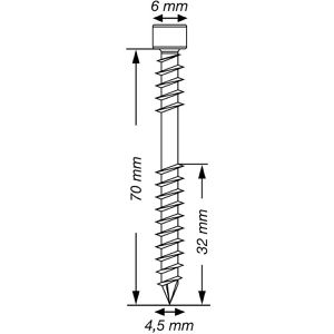 Produktbild für Terrassenschrauben Spax T-Star plus 0531720450705