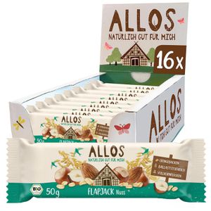 Produktbild für Müsliriegel Allos Flapjack Nuss, BIO