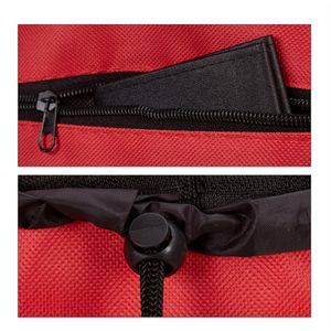 Produktbild für Einkaufstrolley Relaxdays rot, klappbar