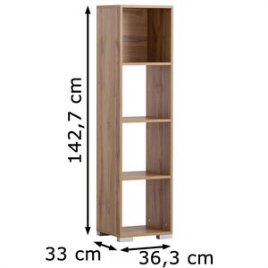 Produktbild für Badregal Schildmeyer Carlos 153705, aus Holz