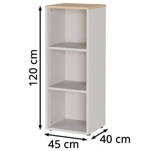 Produktbild für Aktenregal Germania Lissabon 4230-654, aus Holz