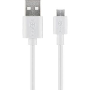Produktbild für Ladekabel Goobay 38665, weiß, 0,5m