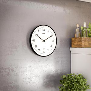 Produktbild für Wanduhr Mebus 13079, Kunststoff, analog, Funkuhr