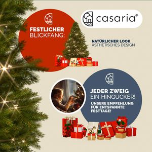 Produktbild für Weihnachtsbaum CASARIA 107721, Edeltanne, 140cm