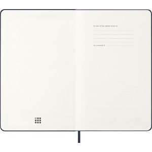 Produktbild für Buchkalender Moleskine Large, saphir, englisch, Jahr 2027