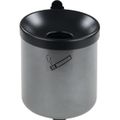 Aschenbecher TKG Rondo Midi, 350058 Wandascher aus Stahl, 1 Liter, graphit