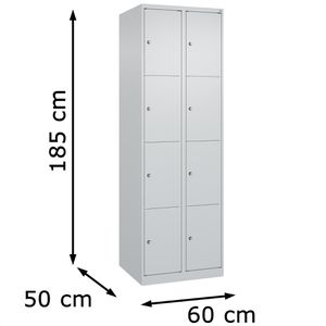 Produktbild für Schließfachschrank CP-Möbel Classic Plus lichtgrau