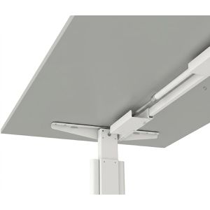 Produktbild für Schreibtisch Kerkmann Move 1 advance, lichtgrau / weiß