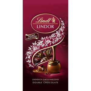Lindt Pralinen Lindor Double Chocolate, 137g, 10 Kugeln