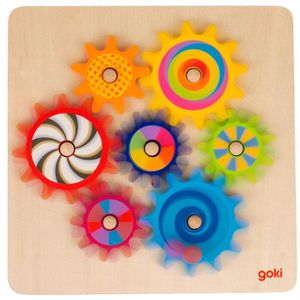 Produktbild für Motorikspielzeug Goki 58530, Zahnradspiel