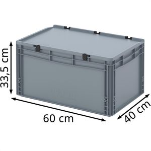 Produktbild für Eurobox AUER ED 64/32 HG, grau, 66 Liter