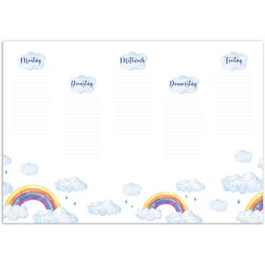 Schreibunterlage RNK 46659, Rainbow, mehrfarbig