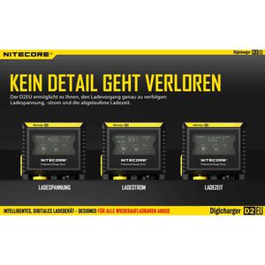 Produktbild für Akku-Ladegerät Nitecore Digicharger D2