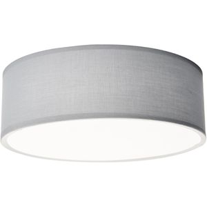 Deckenleuchte EinLicht Fabric, grau, E27-Fassung